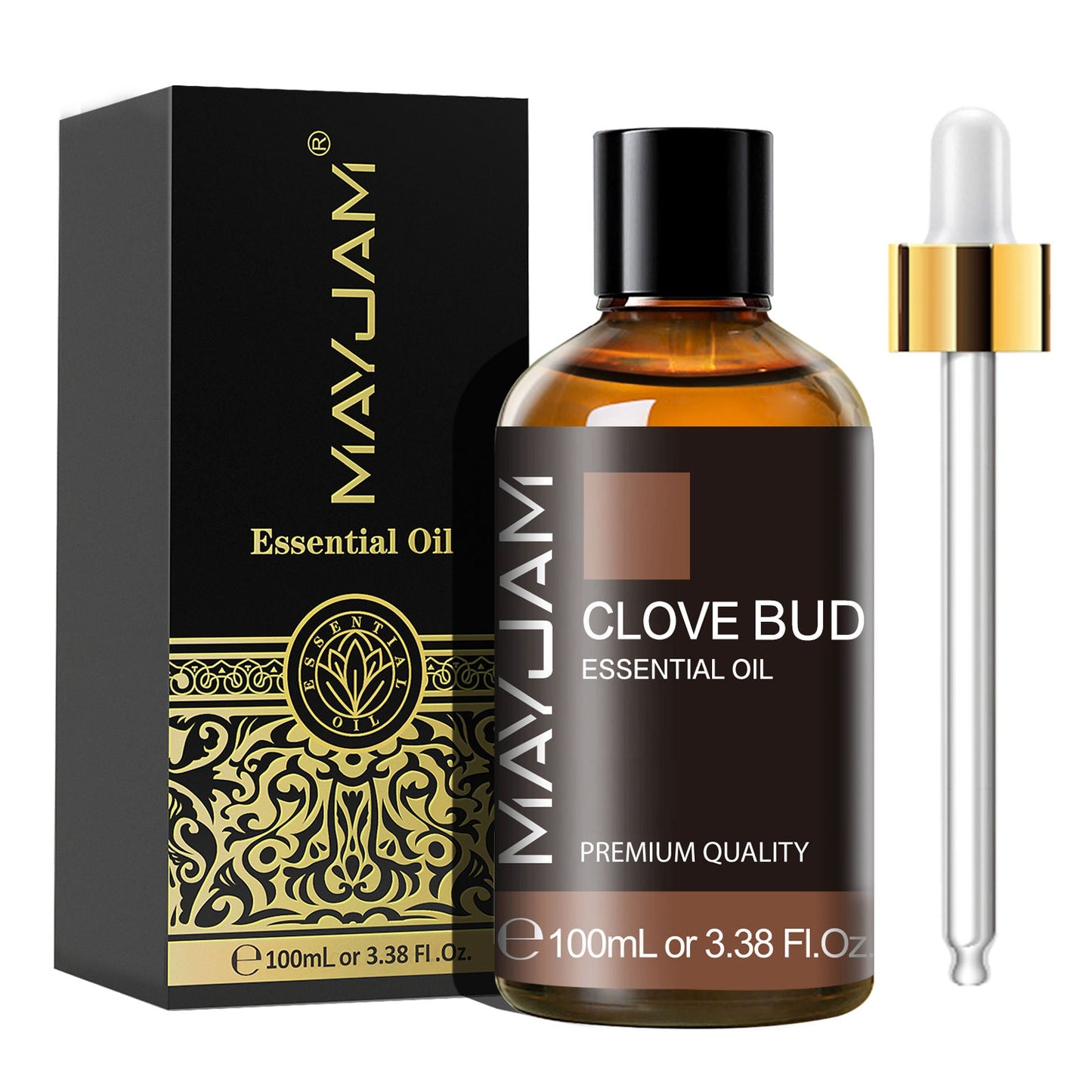 Clove Bud Essential Oil 100ml | Natural Aromatherapy | Mayjam