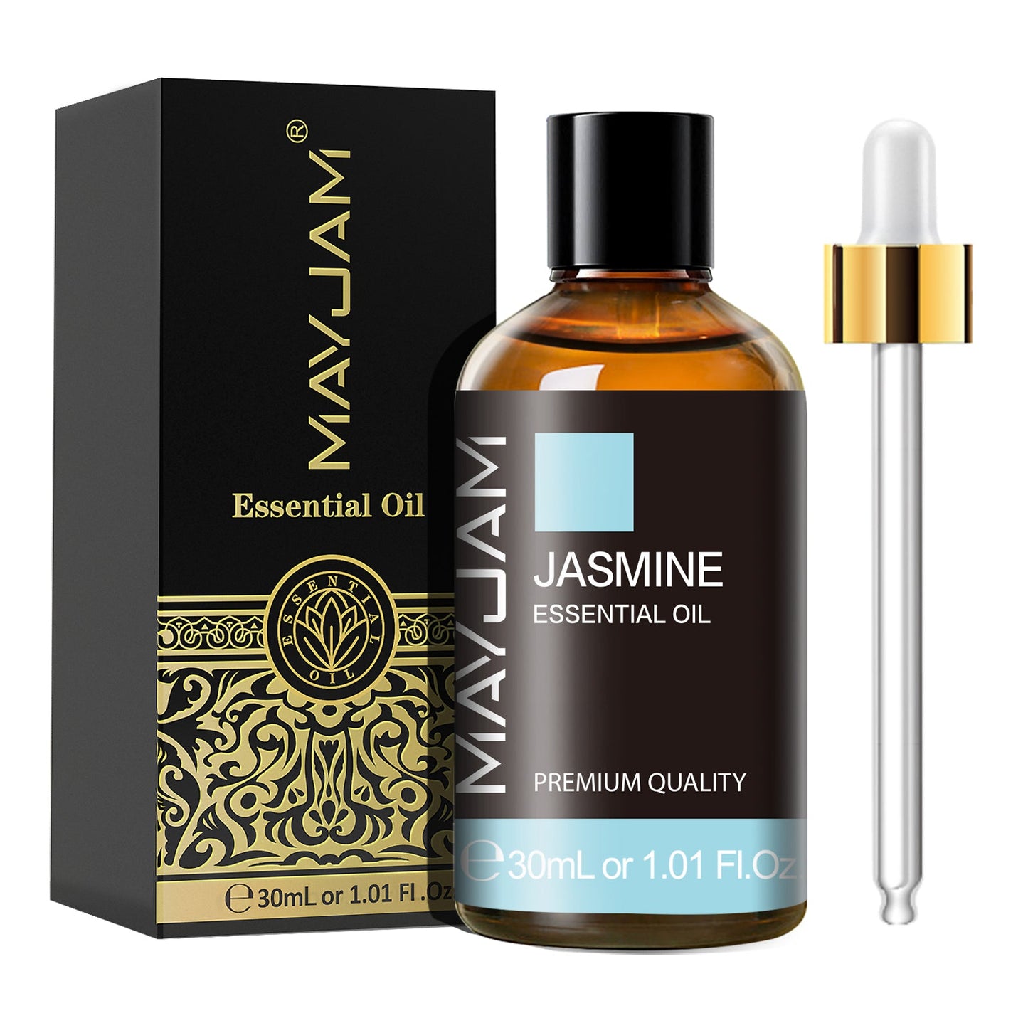 Jasmine Essential Oil 30ml | Natural Aromatherapy Scent | Mayjam Jasmine - 30ml