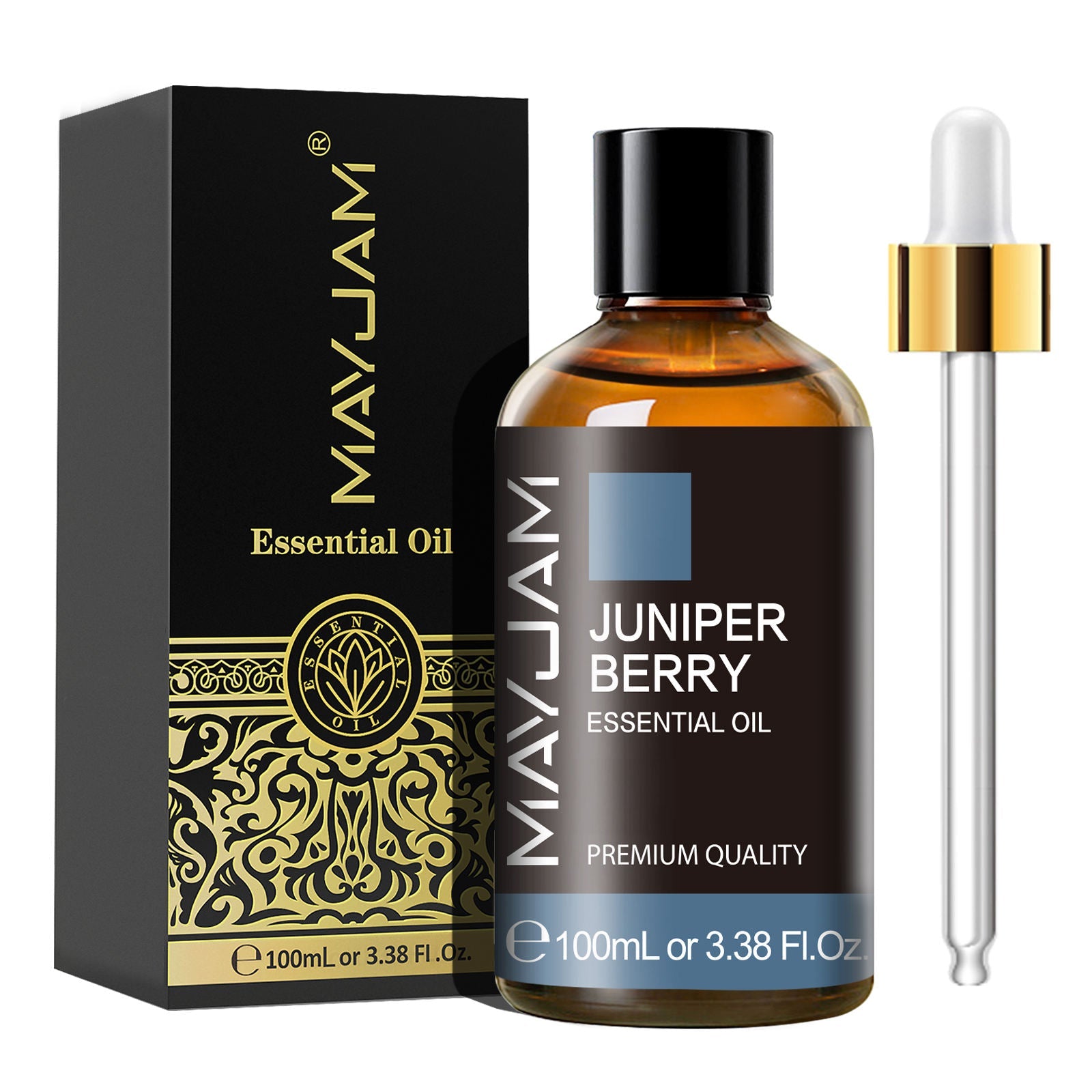 100ml Essential Oil | Natural Aromatherapy Scent | Mayjam Juniper Berry