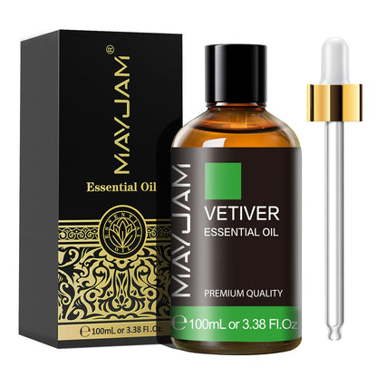100ml Essential Oil | Natural Aromatherapy Scent | Mayjam Vetiver