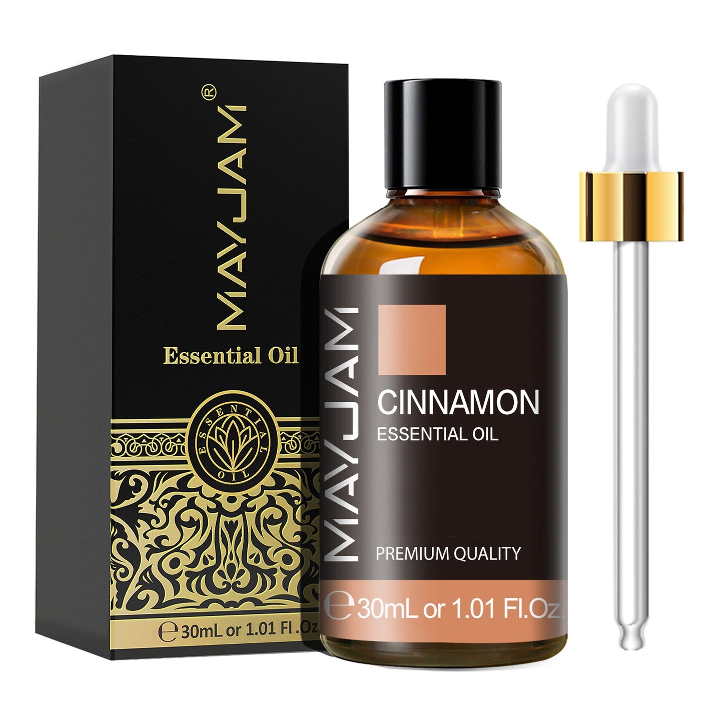 Cinnamon Essential Oil 30ml | Natural Aromatherapy Scent | Mayjam Cinnamon - 30ml
